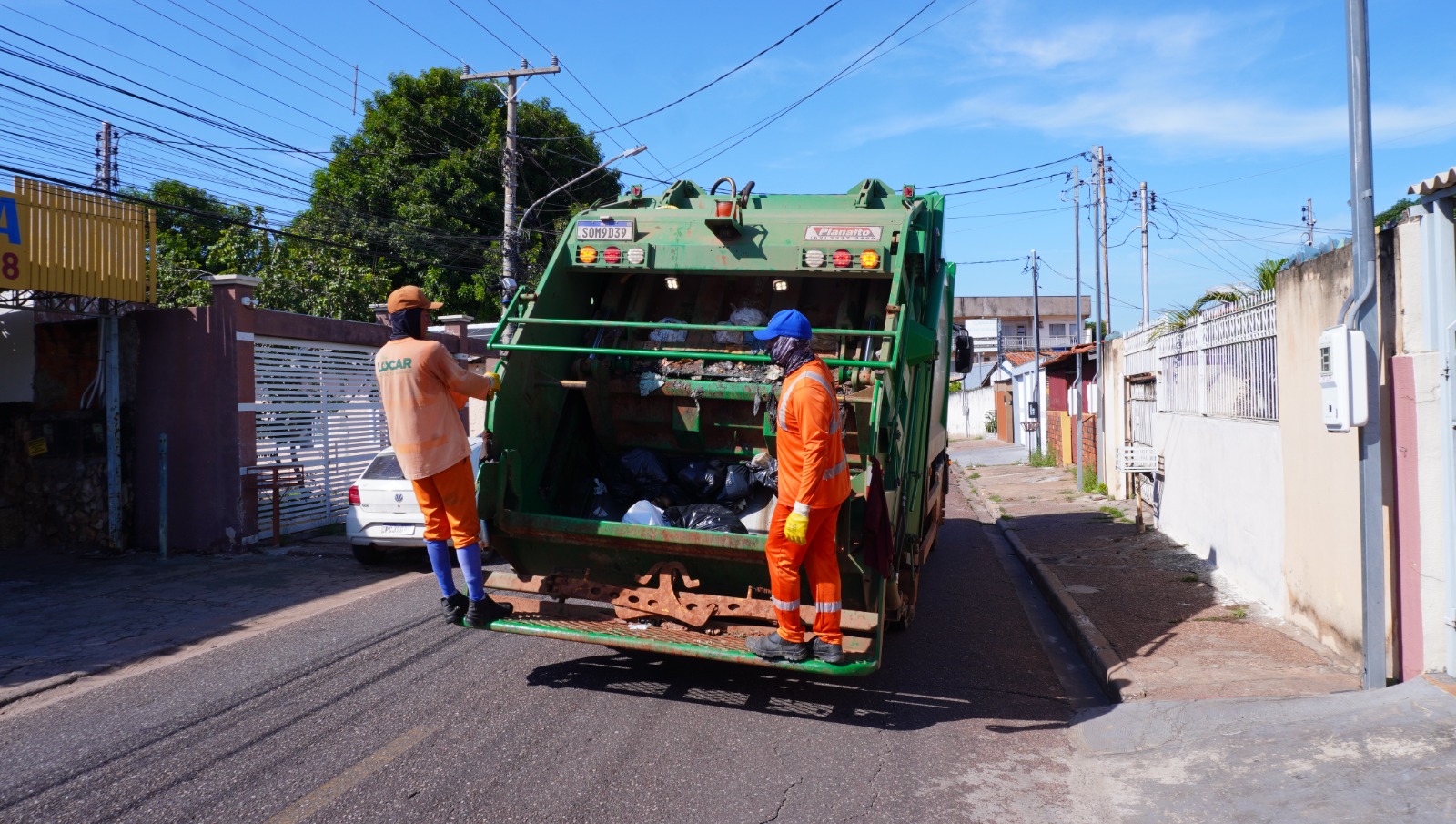 Coleta domiciliar de lixo em Cuiabá tem eficiência ampliada com quatro saídas diárias